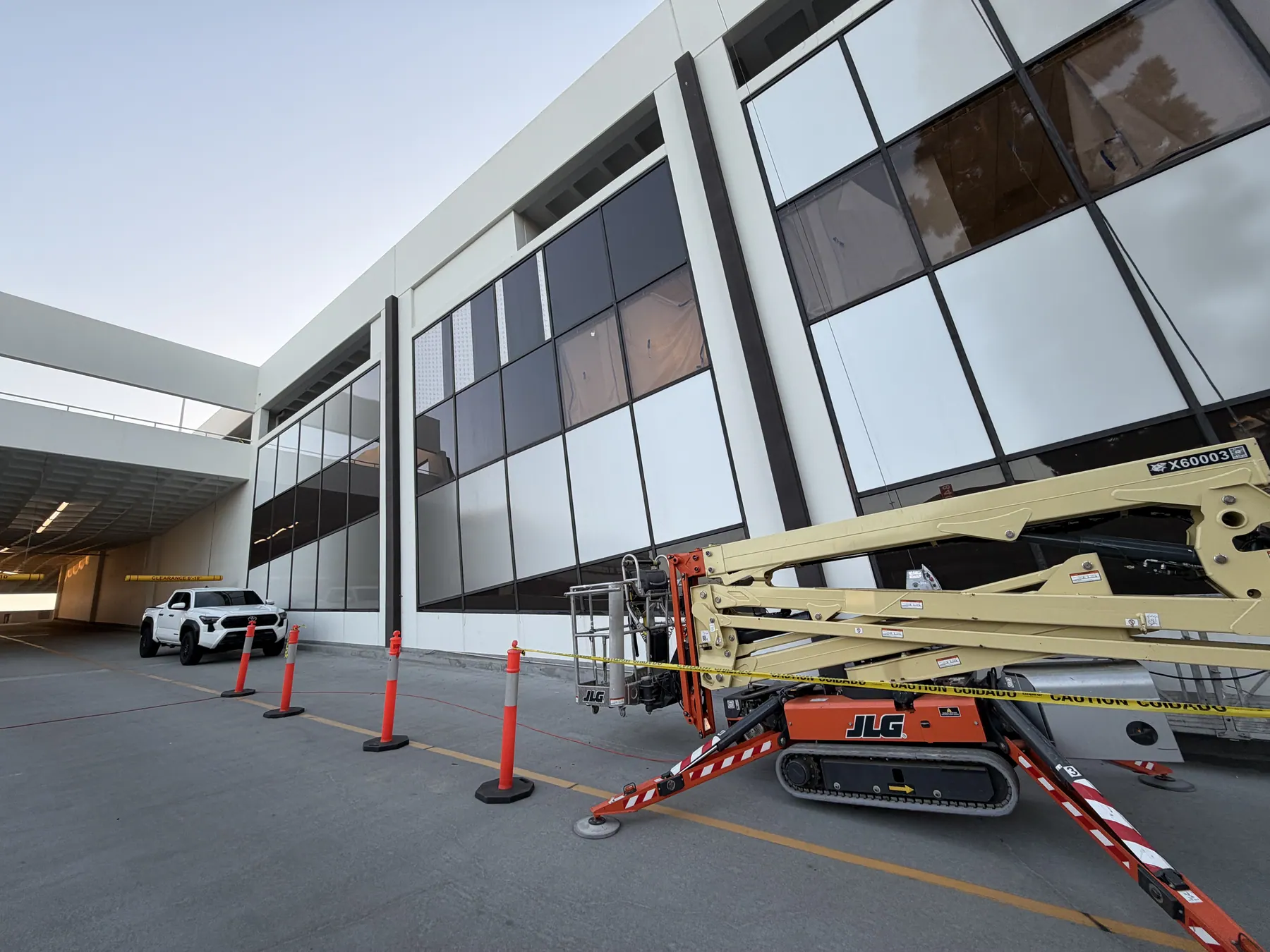 Vinyl building graphics installation