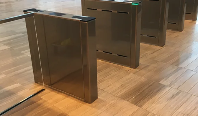 Stainless fare gates and turnstiles