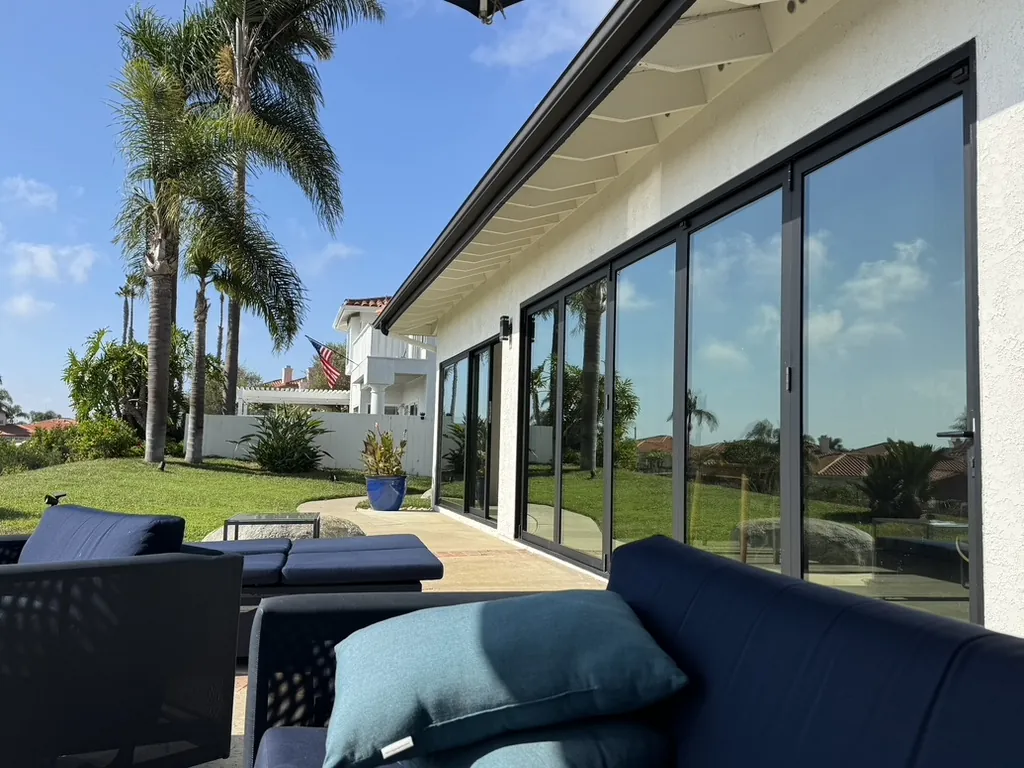 Residential window film installation by Tint Solutions