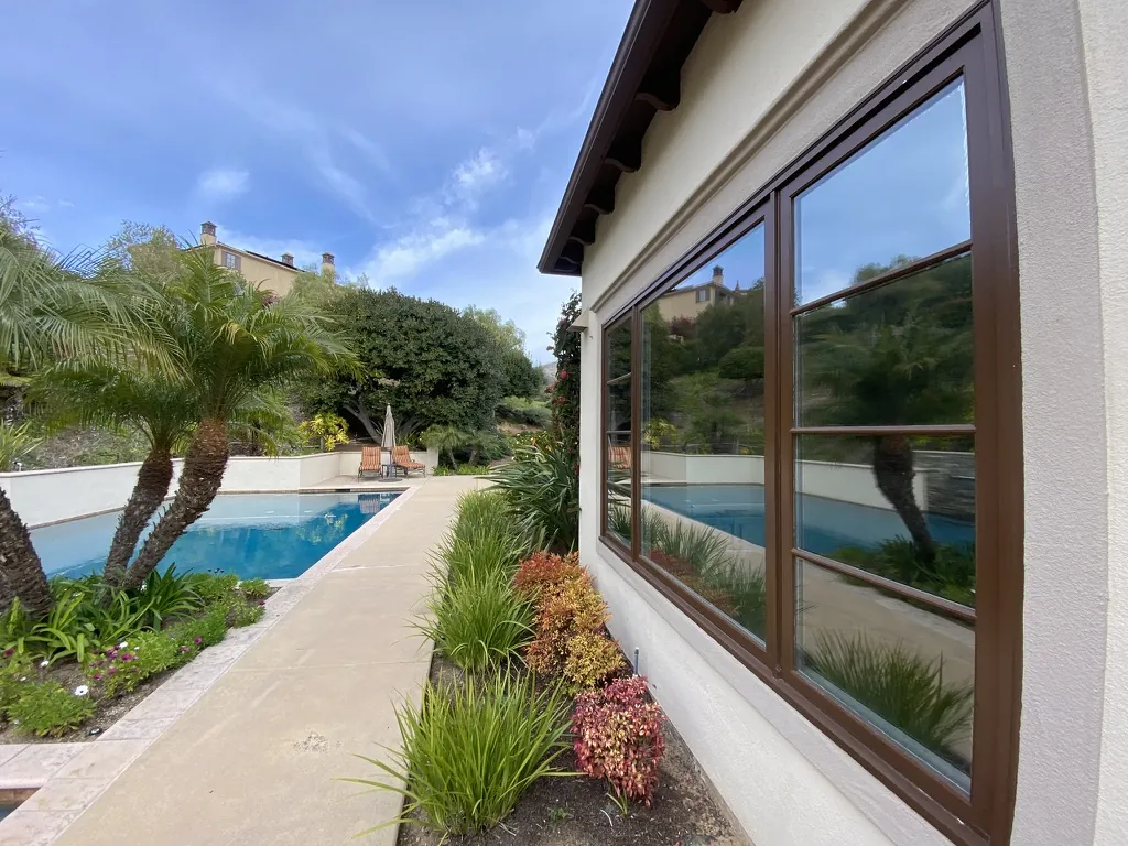 Residential window film installation by Tint Solutions