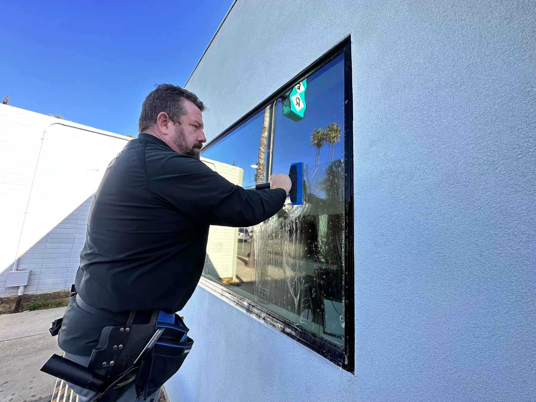 Exterior protective film install