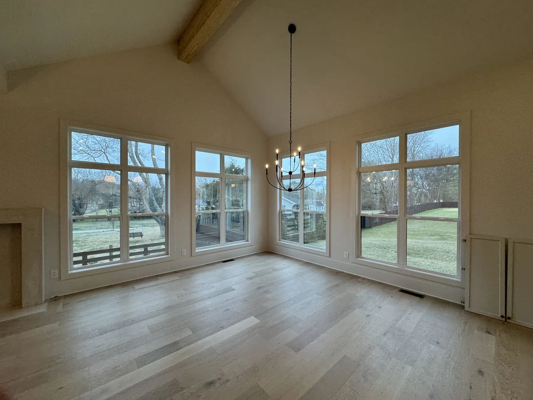 Vaulted great room