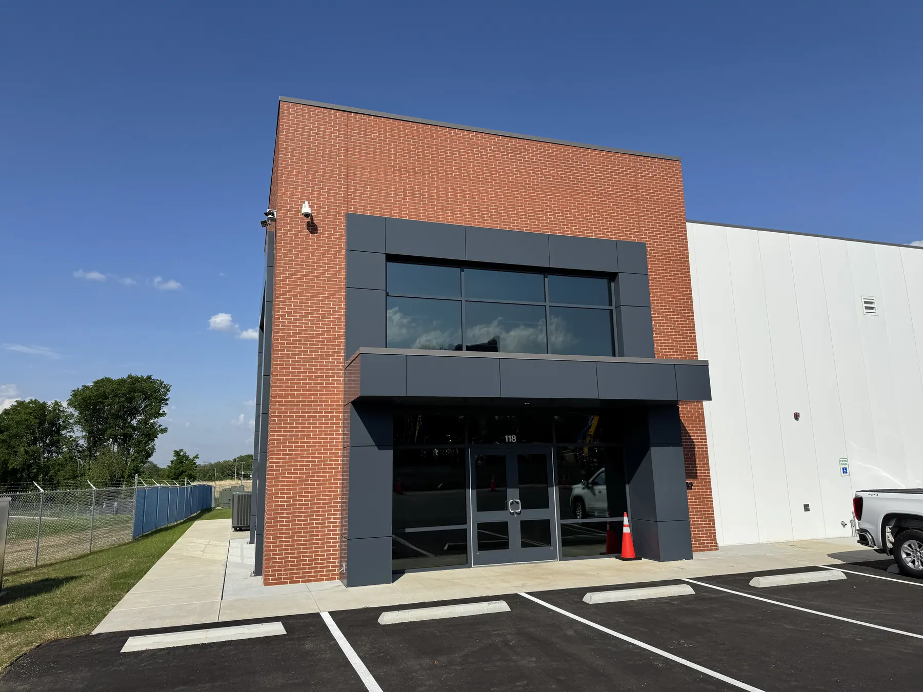 Industrial office front